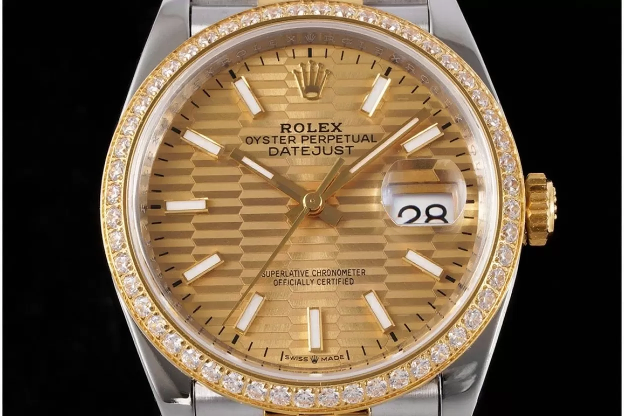 Datejust 126283 36mm Jub Dia YG / SS Gold Textured Dial VSF DD3235 - Image 2