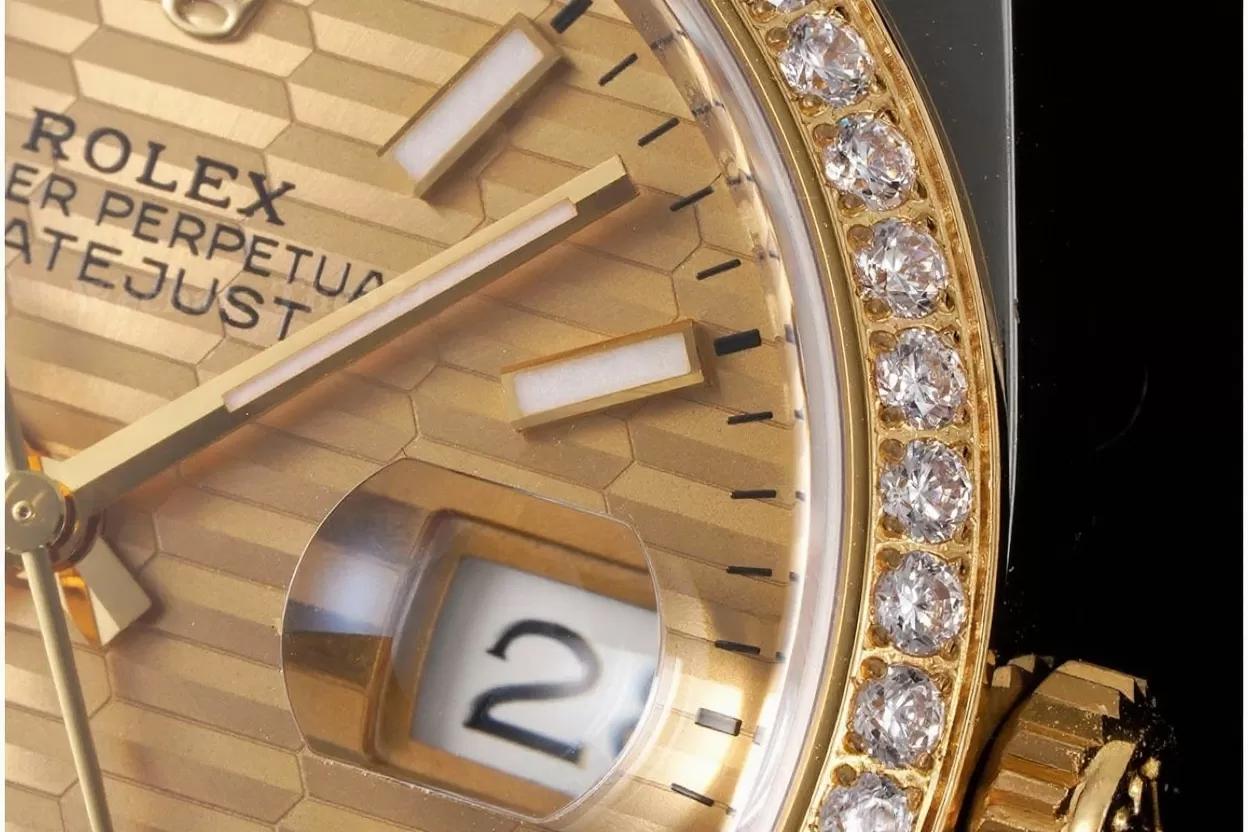 Datejust 126283 36mm Jub Dia YG / SS Gold Textured Dial VSF DD3235 - Image 5