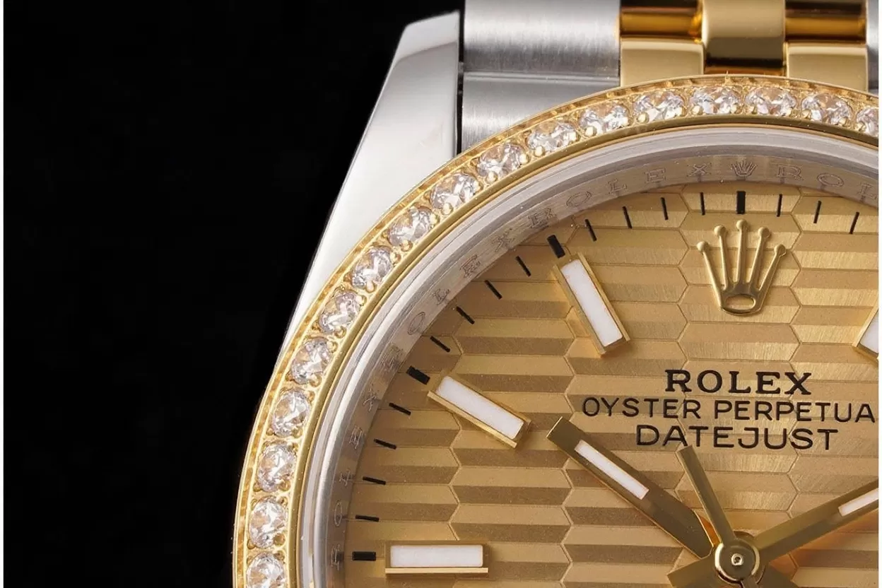 Datejust 126283 36mm Jub Dia YG / SS Gold Textured Dial VSF DD3235 - Image 4