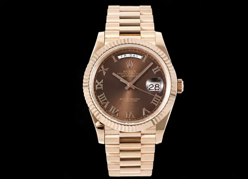 DayDate 228235 40mm RG / RG O Brown / Rmn JDF V4 VR3255 (Gain Weight) - Image 5