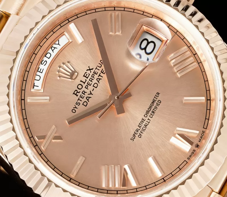 DayDate 228235 40mm RG / RG Rose Gold / Rmn JDF V4 VR3255 (Gain Weight) - Image 3