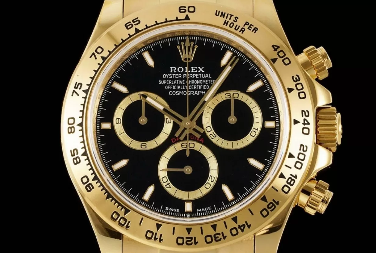 Daytona 126508 40mm YG / YG Black Dial QF SH4131 (Gain Weight)