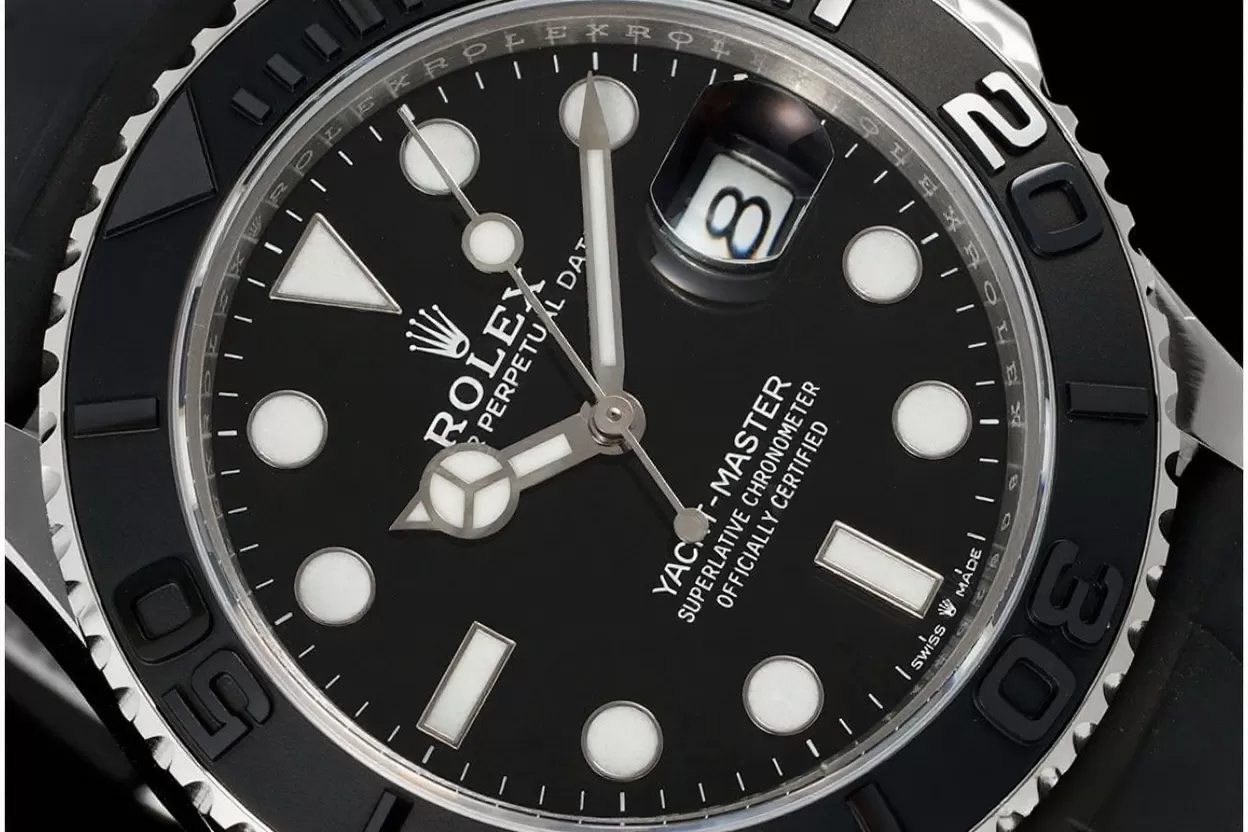 Yacht ?C Master 226659 42mm SS / RU Black / Dot TEDF V3 DD3235(Tungsten Heavy Version) - Image 2