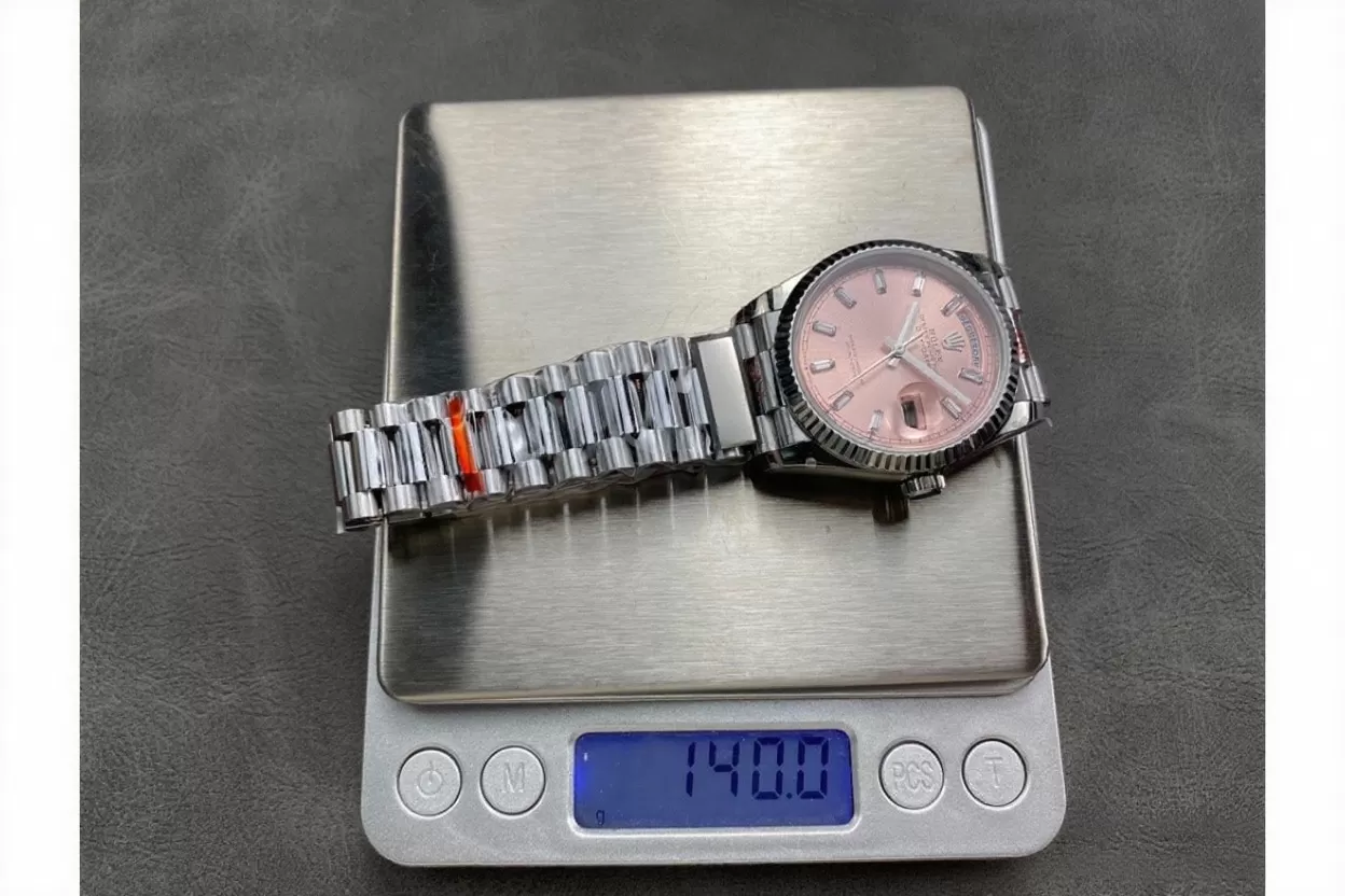 DayDate 128239 36mm SS / SS Pink / Dia QF V3 VR3255(Gain Weight) - Image 37