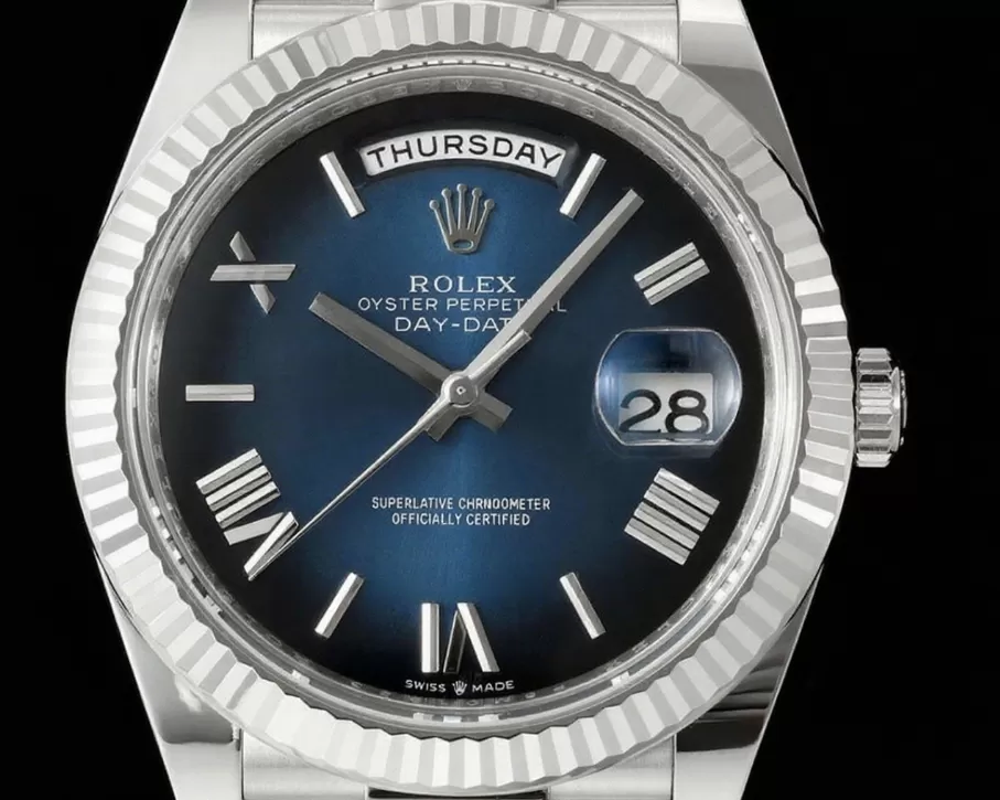 DayDate 228239 40mm SS / SS Blue Dial THBF V3 SH3255(Tungsten Heavy Version) - Image 2