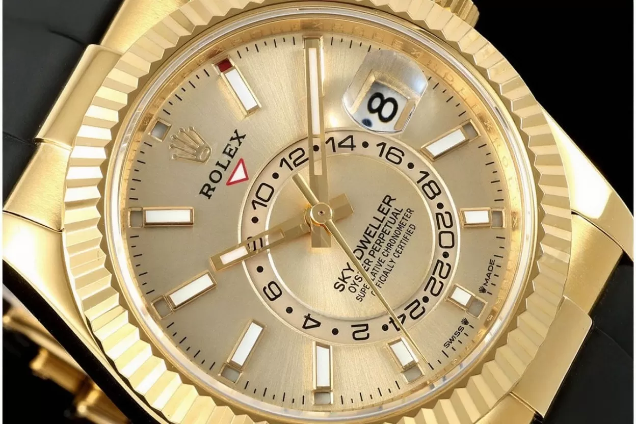 SkyDweller 336238 42mm YG / RU Gold Dial ZF A2824(Tungsten Heavy Version) - Image 2