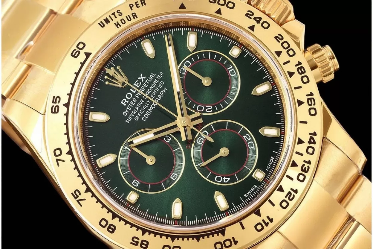 Daytona 116508 40mm YG / YG Green Dial VSF DD4130 Super Clone - Image 3