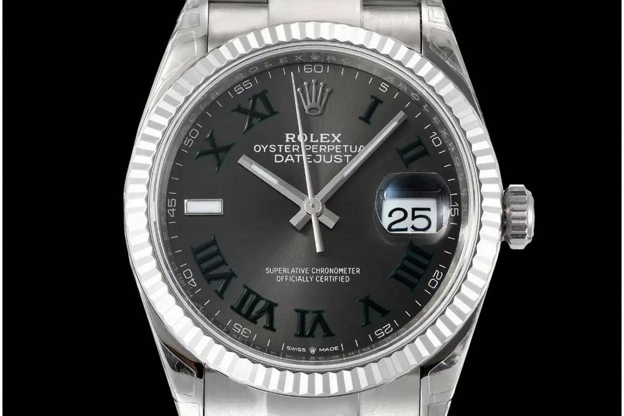 Datejust 126234 36mm Wimbledon Oys SS / SS Grey / Rmn VSF DD3235 - Image 2