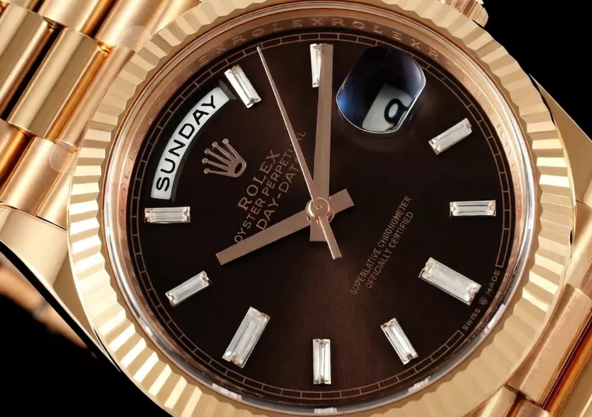 DayDate 228235 40mm RG / RG Brown / Dia THBF V3 SH3255(Tungsten Heavy Version) - Image 3