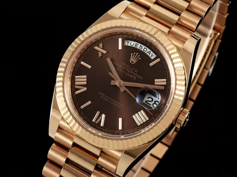 DayDate 228235 40mm RG / RG Brown / Rmn THBF V3 SH3255(Tungsten Heavy Version)