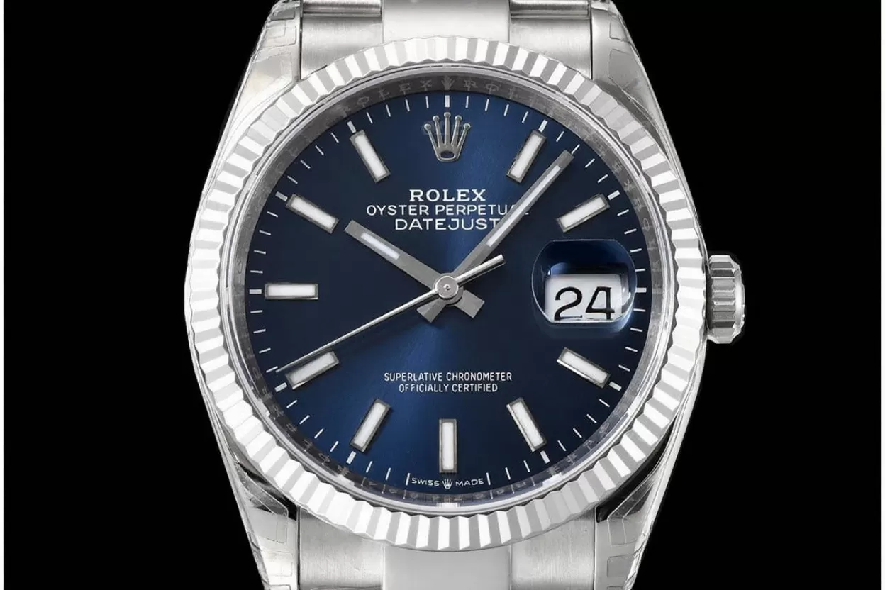 Datejust 126234 36mm Oys SS / SS Blue / Stk VSF DD3235 - Image 2