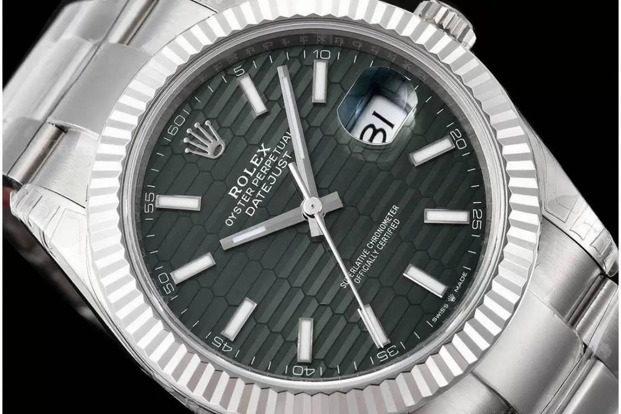 Datejust 126334 41mm Oys SS / SS Green Textured / Stk VSF DD3235 - Image 3