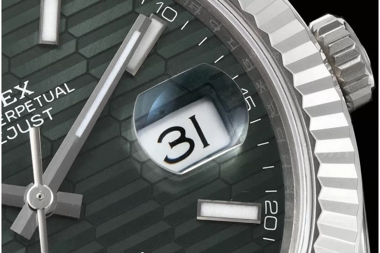Datejust 126334 41mm Oys SS / SS Green Textured / Stk VSF DD3235 - Image 6