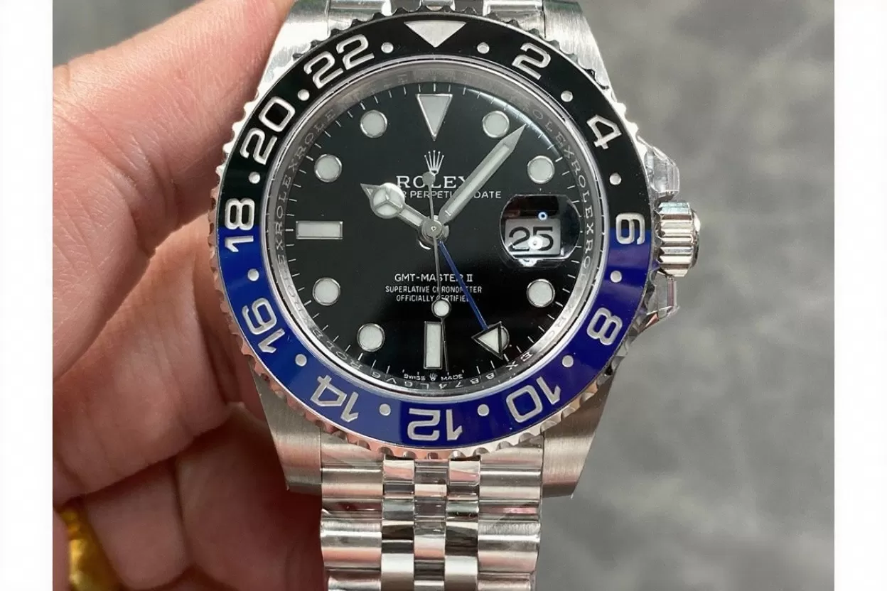 GMT Master II 126710 Batgirl 40mm Jub SS / SS Black Dial ARF V3 DD3285