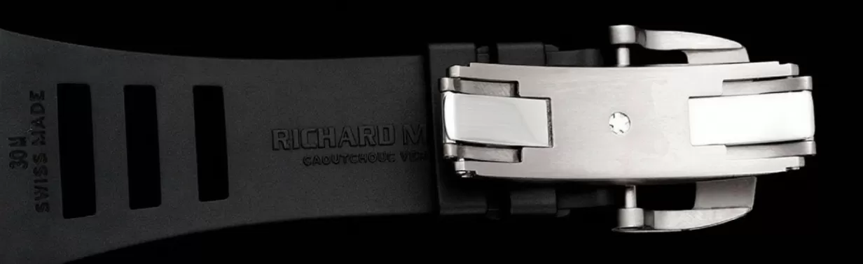 RM055 NTPT / RU Gold Rehaut on Black Rubber Strap ZF RMUL2 Super Clone - Image 15