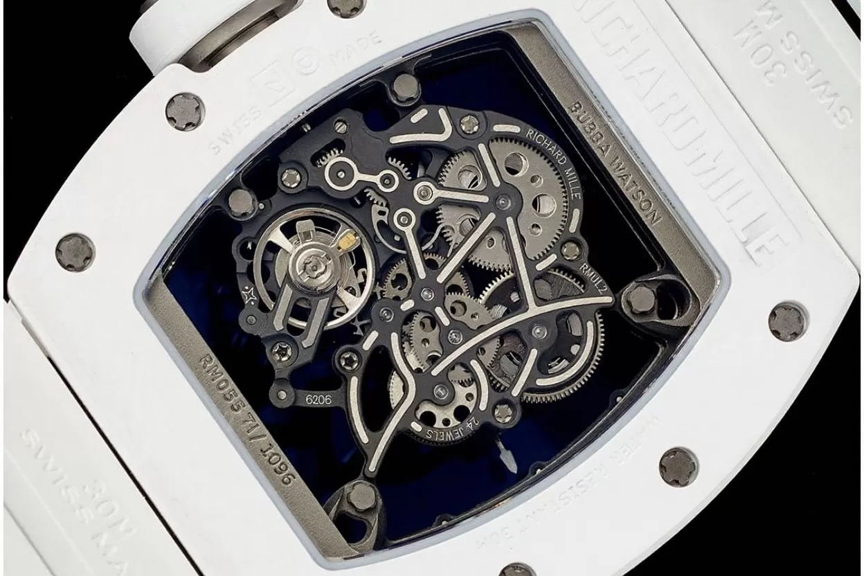 RM055 43mm White Cer / RU Skeleton Dial ZF RMUL2 Super Clone - Image 5