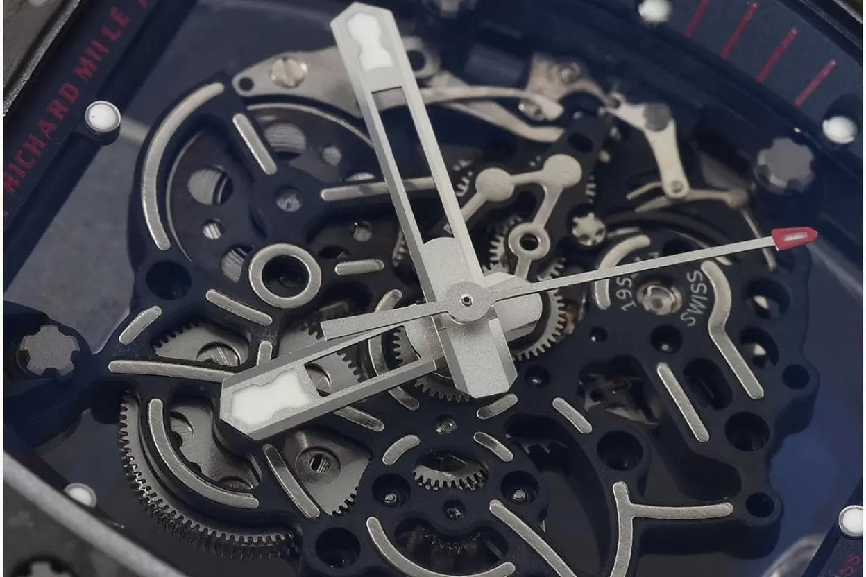 RM055 Black NTPT / RU Skeleton Dial APS RMUL2 Super Clone - Image 6