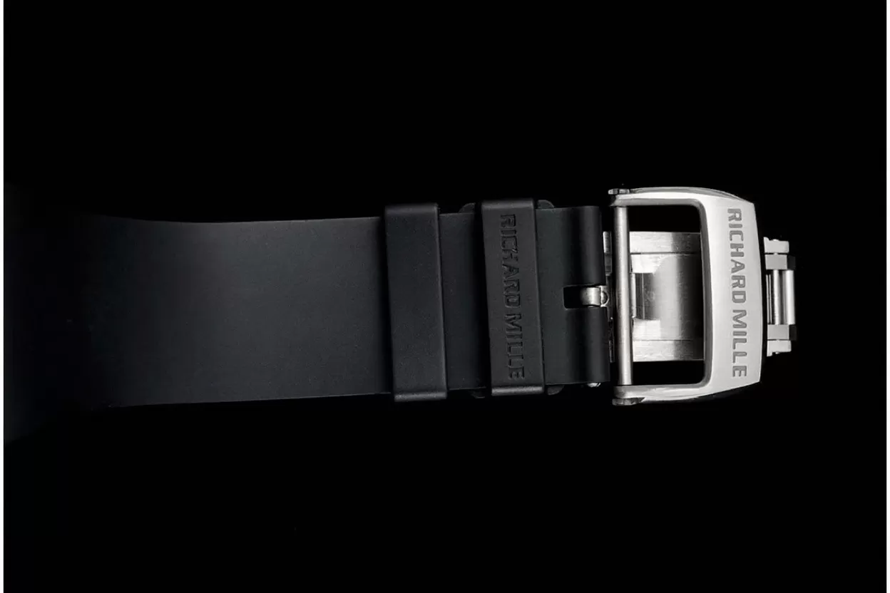 RM61 ?C 01 Yohan Blake White NTPT on Black Rubber Strap ZF RMUL2 - Image 11