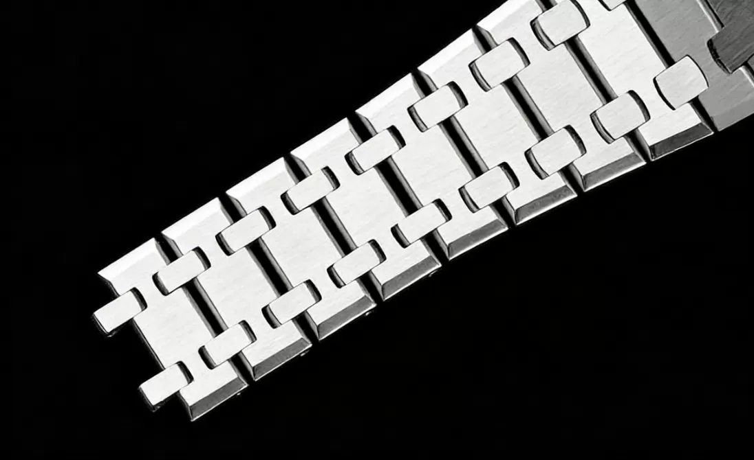 Royal Oak 15450 SS / SS White / Stk ZF SA3120 Super Clone - Image 8