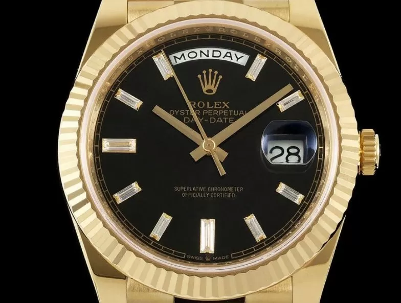 DayDate 228238 40mm YG / YG Black / Dia RCF VR3255 (Gain Weight) - Image 2