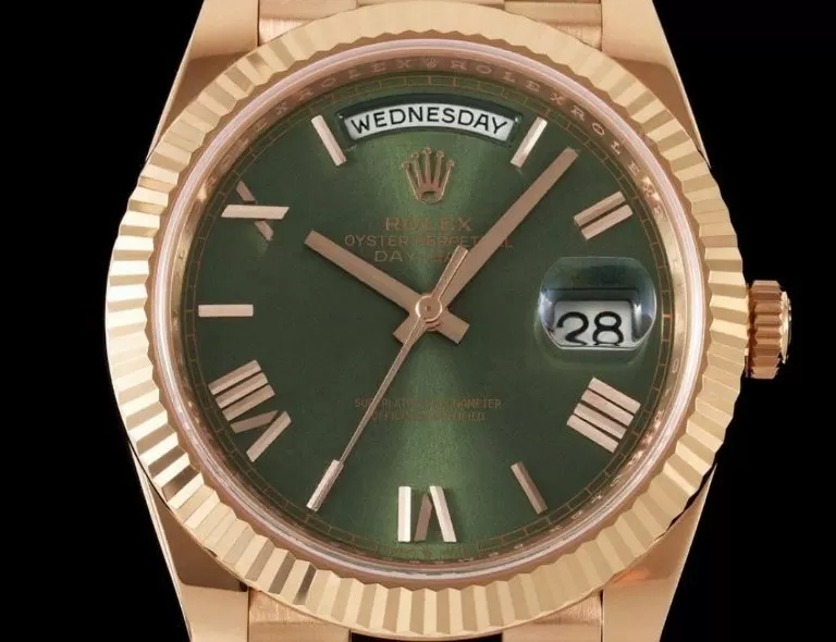 DayDate 228235 40mm RG / RG Green / Rmn RCF VR3255 (Gain Weight) - Image 2