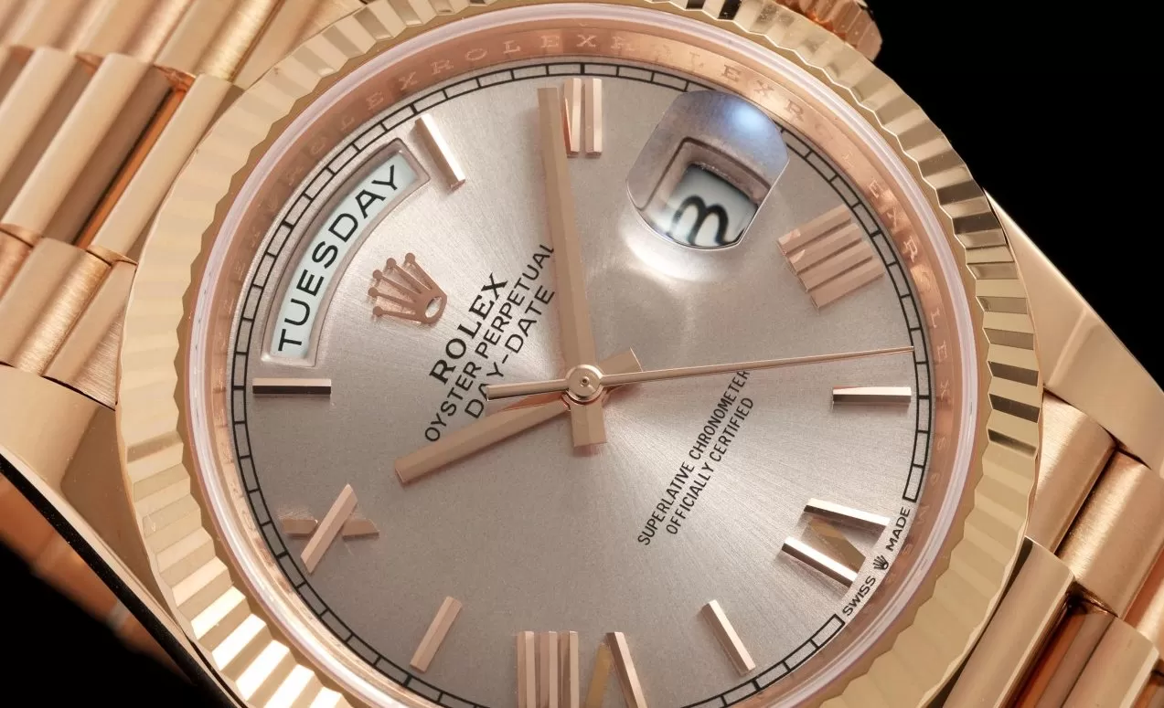 DayDate 228235 40mm RG / RG Sundust / Rmn RCF VR3255 (Gain Weight) - Image 3