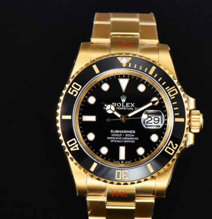 Submariner 126618LN 41mm YG / YG Black Dial VSF DD3235