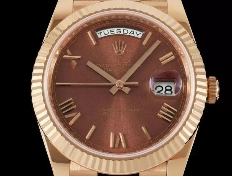 DayDate 228235 40mm RG / RG Brown / Rmn RCF VR3255 (Gain Weight) - Image 2