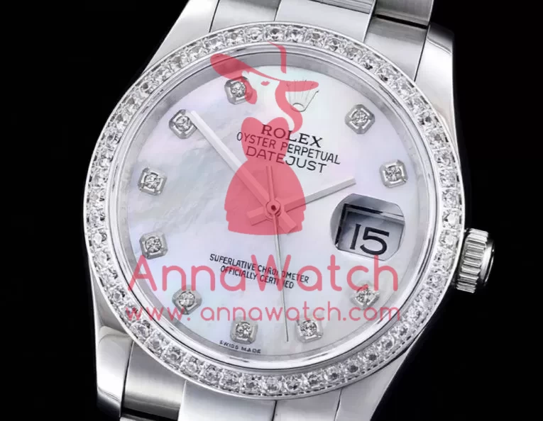 Rolex ?C DateJust Mens 36mm SS / SS Wht MOP Diam BP Asia 2836 - Image 10