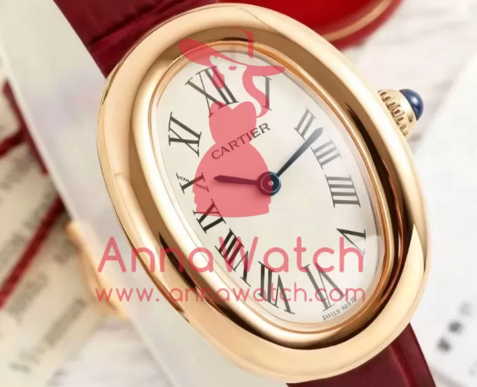 Baignoire Ladies 31mm Red RG / LE White Dial AF Quartz - Image 4
