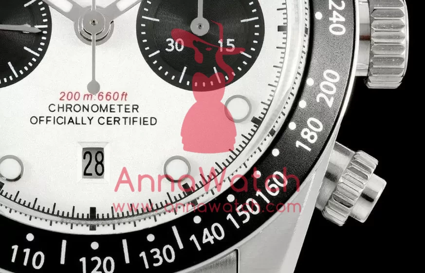 Black Bay Chrono 41mm SS / SS White / Blk Dial BLSF A7750 - Image 4