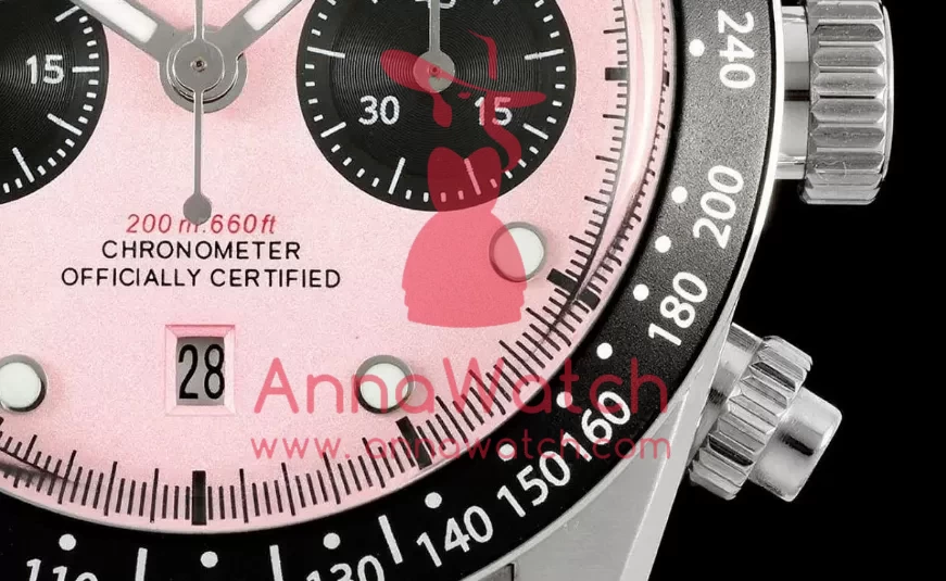 Black Bay Chrono 41mm SS / SS Pink Dial BLSF A7750 - Image 2