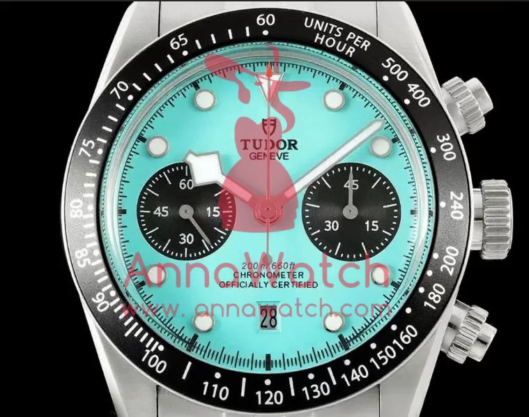 Black Bay Chrono 41mm SS / SS Tiffany Blue Dial ZF A7750