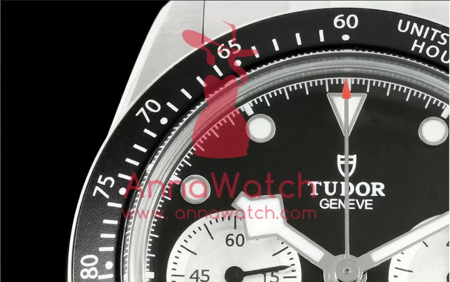 Black Bay Chrono 41mm SS / SS Black / Wht Dial ZF A7750 - Image 3