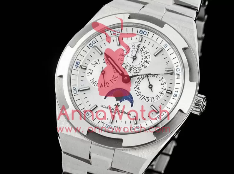 Overseas Perpetual Calendar 4300V SS / SS White / Stk 8F A1120 - Image 4