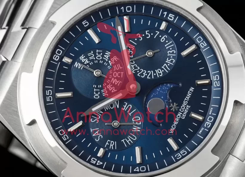 Overseas Perpetual Calendar 4300V SS / SS Blue / Stk 8F A1120 - Image 5