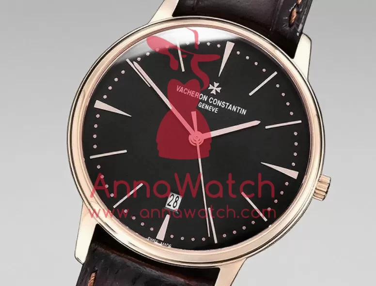 Vacheron Constantin ?C Patrimony Ref.85150 RG / LE Black / Stick MKF V2 MY9015 - Image 3