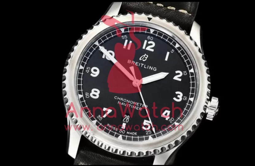 Navitimer 8 Automatic 41 A17314 SS / LE Black ZF A2824