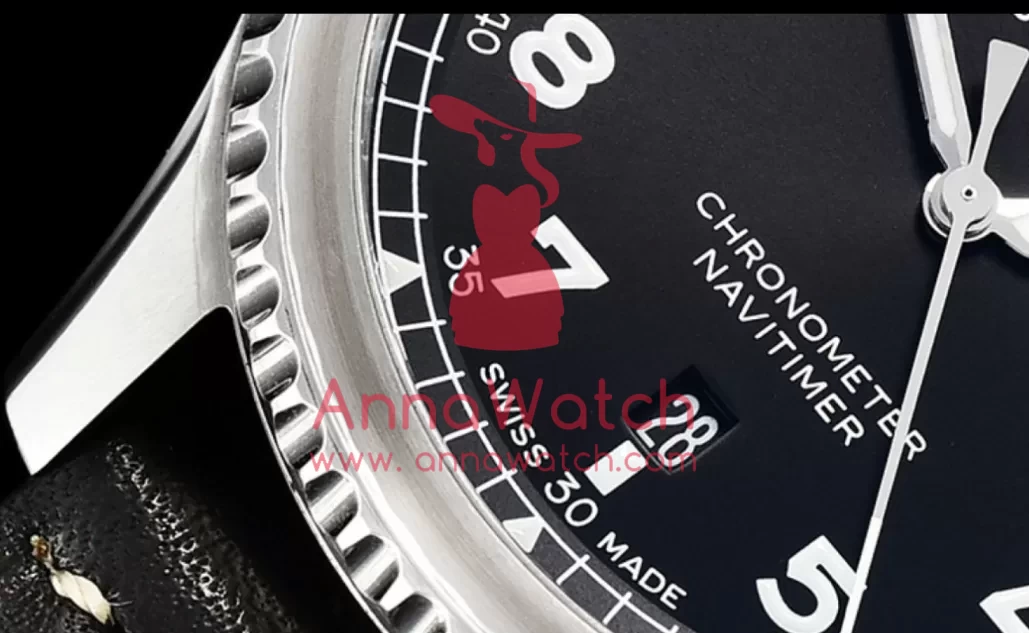 Navitimer 8 Automatic 41 A17314 SS / LE Black ZF A2824 - Image 7