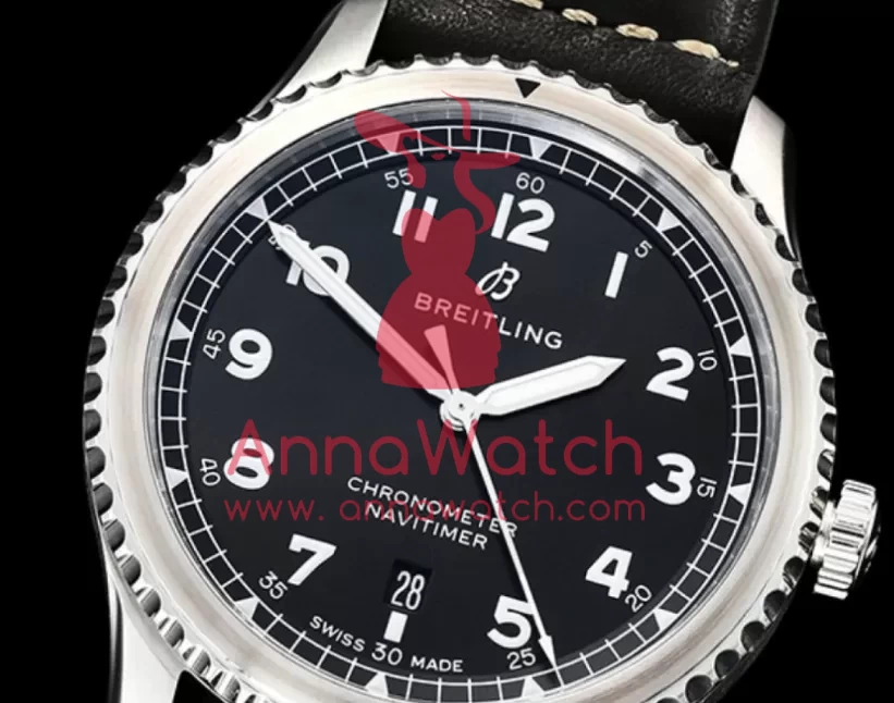 Navitimer 8 Automatic 41 A17314 SS / LE Black ZF A2824 - Image 8