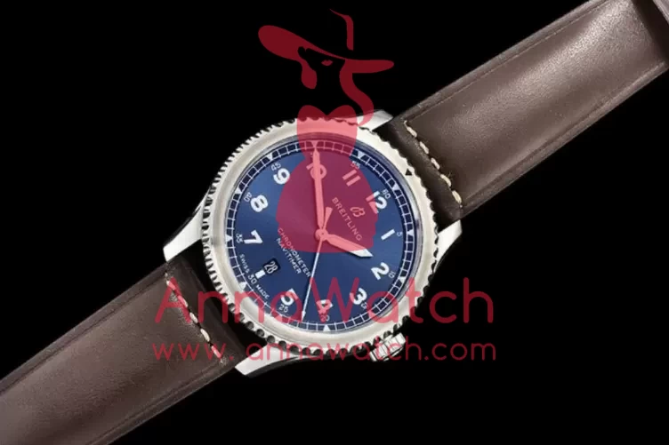 Navitimer 8 Automatic 41 A17314 SS / LE Blue ZF A2824 - Image 3