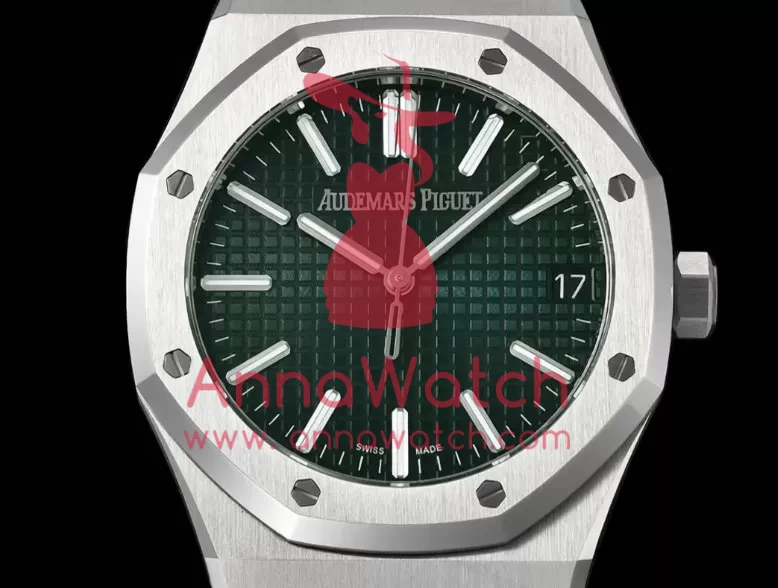 Royal Oak 41mm 15510 SS / SS Green / Stk TOPF DD4302 Super Clone - Image 2