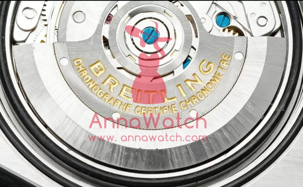 Chronomat B01 42MM RG Blue Dial on Rouleaux Rubber Strap TF A7750 - Image 5