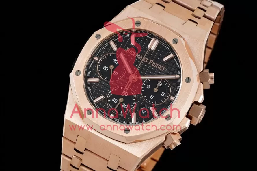 Royal Oak Chrono 26240 RG / RG Black / Stk BF A7750 - Image 3