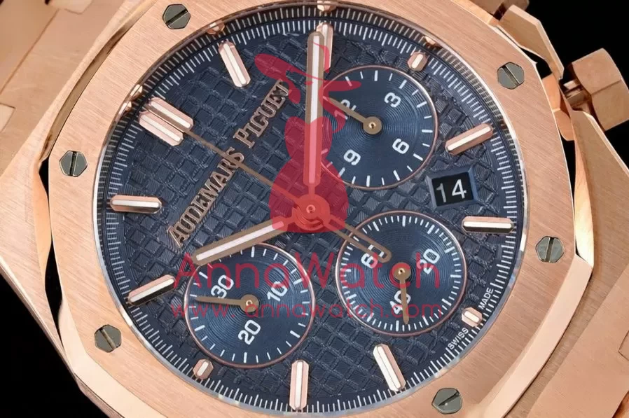 Royal Oak Chrono 26240 RG / RG Blue / Stk BF A7750 - Image 3