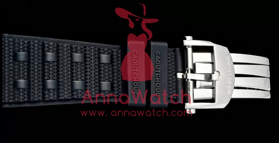 Chronomat B01 42MM RG Silver Dial on Rouleaux Rubber Strap TF A7750 - Image 11