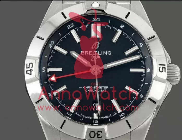 Chronomat GMT 40mm SS / SS Black Dial BLSF A2836 - Image 3