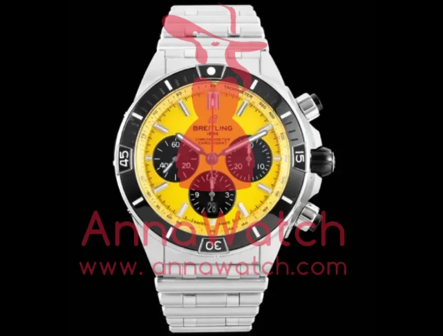 Super Chronomat B01 44MM SS / SS Yellow / Stk TF A7750 - Image 2