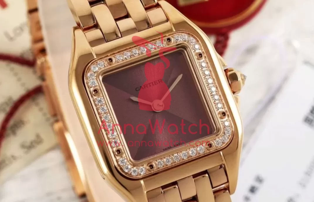 Panthere Secrete De Ladies 22mm Dia RG / RG Brown Dial AF Quartz - Image 3