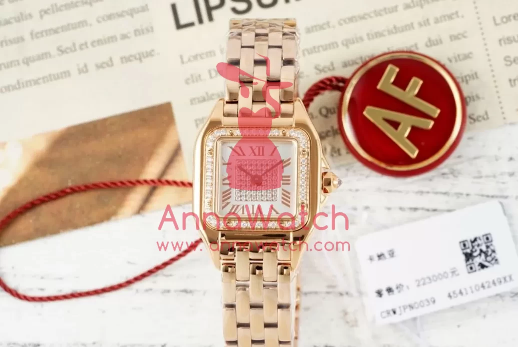 Panthere Secrete De Ladies 22mm Dia RG / RG Diamonds Dial AF Quartz - Image 4